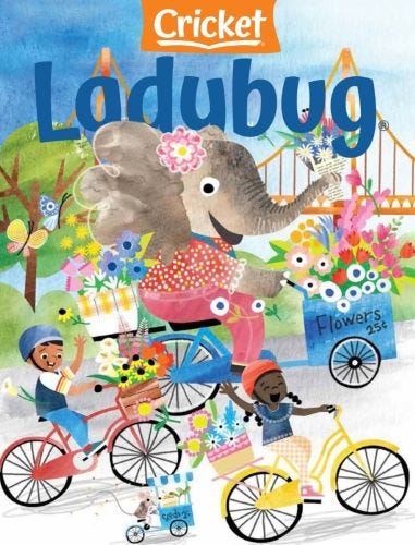 LADYBUG Print + FREE Digital Subscription (One Year) for Kids Ages 3-6