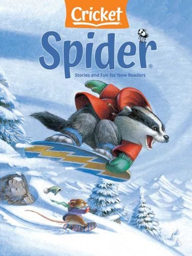 SPIDER Print + Digital Subscription (One Year) for Kids 6-9