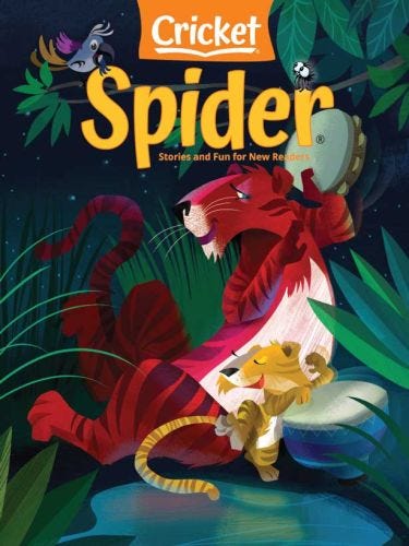 SPIDER Print + Digital Subscription (One Year) for Kids 6-9